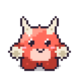 Bonko, a round coral creature with cream horns and big boxing mitts